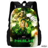 Word War Hulk Backpack School Sports Bag for Kids Boy Girl Kindergarten